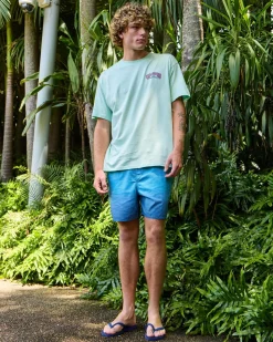 Billabong 73 Arch Short Sleeve T-Shirt Mist Green Hot