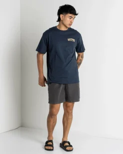 Billabong 73 Arch Short Sleeve T-Shirt Dusty Navy Clearance