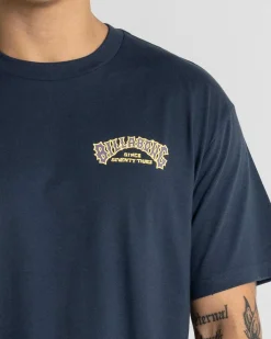 Billabong 73 Arch Short Sleeve T-Shirt Dusty Navy Clearance