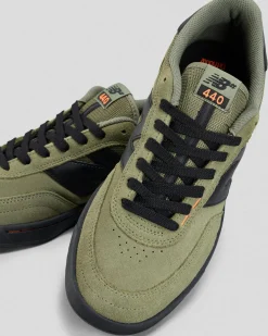 New Balance 440 Shoes Olive/black Clearance
