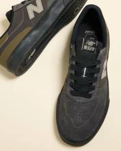 New Balance 272 Shoes Dark Grey/olive Suede Discount
