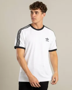 adidas 3 Stripes T-Shirt White Best
