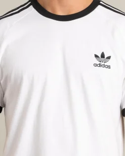 adidas 3 Stripes T-Shirt White Best