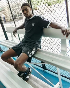 adidas 3 Stripes T-Shirt Black Online