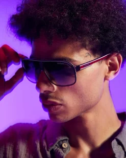 Carrera 27 Sunglasses Blk/red Discount