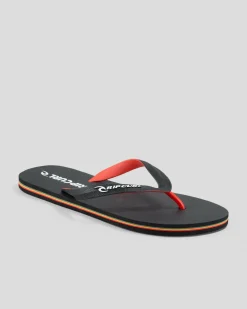 Rip Curl 2 Tone Bloom Open Toe Black/red Clearance