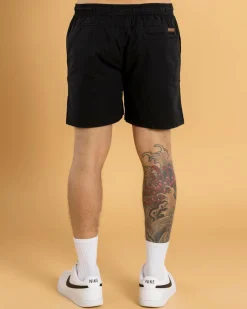 Lucid Active Elastic Waist Shorts Black Hot
