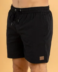Lucid Active Elastic Waist Shorts Black Hot