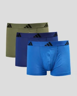 adidas Active Flex Cotton Trunk 3 Pack Assorted Discount