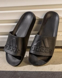 adidas Adilette Aqua Slides Core Black/core Black/core Black Hot