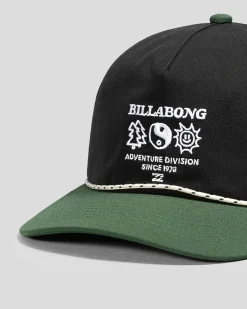 Billabong ADIV Strapback Cap Black/green New