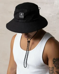 Lucid Adventure Wide Brim Hat Black Best