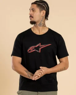 Alpinestars Ageless Shadow CSF T-Shirt Black/red Best