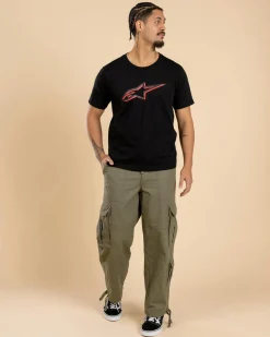 Alpinestars Ageless Shadow CSF T-Shirt Black/red Best