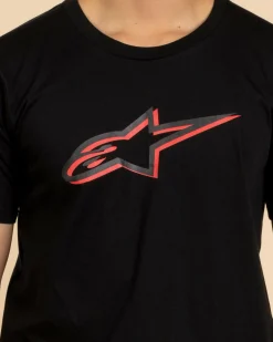Alpinestars Ageless Shadow CSF T-Shirt Black/red Best
