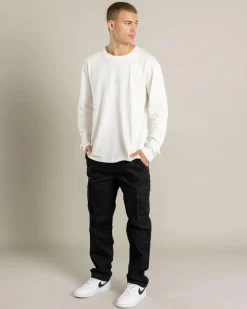 Lucid Agenda Cargo Pants Black Wash Outlet