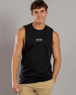 Lucid Aglow Muscle Tank Black Acid Online