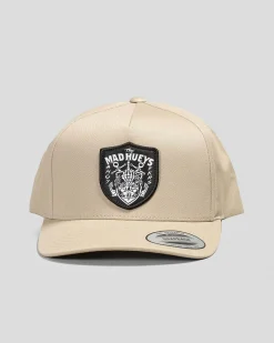 The Mad Hueys Ahoy Fkrs Snapback Cap Tan Clearance