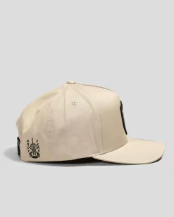 The Mad Hueys Ahoy Fkrs Snapback Cap Tan Clearance