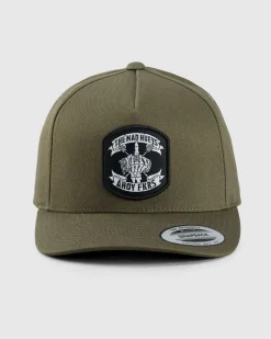 The Mad Hueys Ahoy Fkrs Storm Snapback Cap Olive Clearance