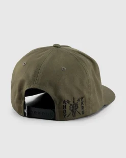 The Mad Hueys Ahoy Fkrs Storm Snapback Cap Olive Clearance