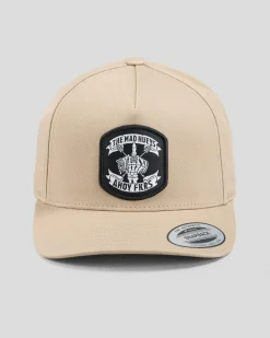 The Mad Hueys Ahoy Fkrs Storm Snapback Cap Tan Discount