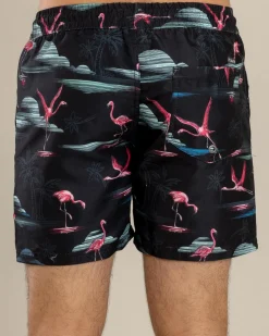 Skylark Alcove Elastic Waist Board Shorts Black Outlet