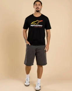 Alpinestars Aligned SS CSF T-Shirt Black Outlet
