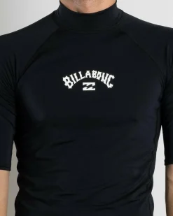 Billabong All Day Arch Short Sleeve Rash Vest Black Online