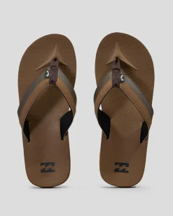 Billabong All Day Impact Thongs Camel