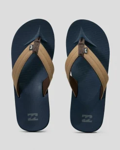 Billabong All Day Impact Thongs Navy New