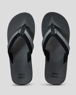Billabong All Day Impact Thongs Charcoal Clearance