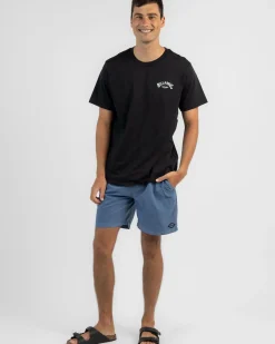 Billabong All Day Overdye Layback Board Shorts Steel Blue Online