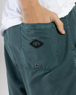 Billabong All Day Overdye Layback Board Shorts Marine Green Online