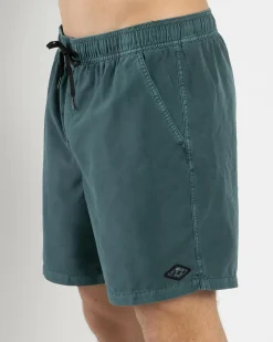Billabong All Day Overdye Layback Board Shorts Marine Green Online
