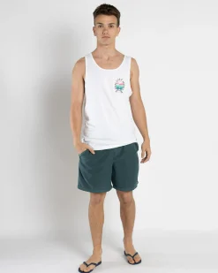 Billabong All Day Overdye Layback Board Shorts Marine Green Online