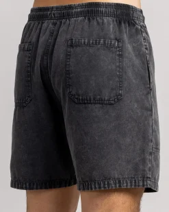 Silent Theory All Rounder Shorts Washed Black Hot