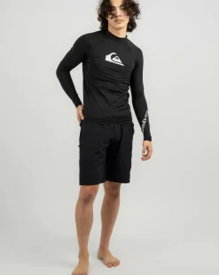 Quiksilver All Time Long Sleeve Wetshirt Black New