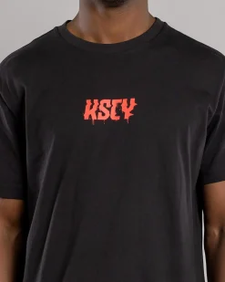 Kiss Chacey Allure Dual Curved T-Shirt Jet Black
