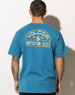 Volcom Always Ripping T-Shirt Coronet Blue Online