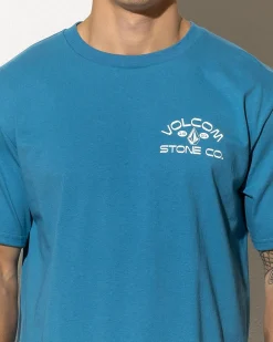 Volcom Always Ripping T-Shirt Coronet Blue Online