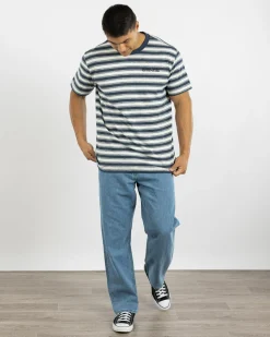 RVCA Americana Dayshift Denim Jeans Vintage Blue