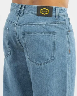 RVCA Americana Dayshift Denim Jeans Vintage Blue