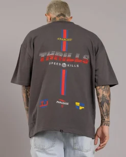 Thrills Anarchy In Paradise Box Fit T-Shirt Merch Black Discount