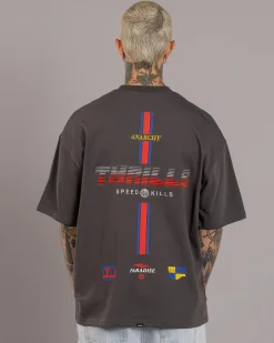 Thrills Anarchy In Paradise Box Fit T-Shirt Merch Black Discount