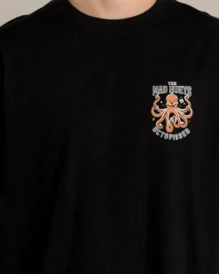 The Mad Hueys Anchor Octopissed T-Shirt Black Best