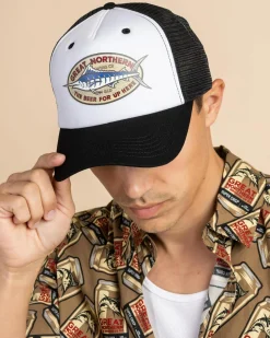 Great Northern Angler Trucker Cap White Hot