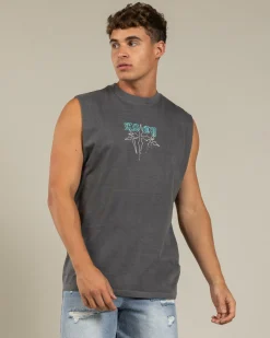 Kiss Chacey Anti Hero Relaxed Muscle Tank Pigment Charcoal Sale
