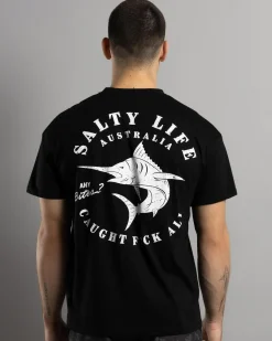 Salty Life Any Bites Wetshirt Black Online