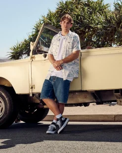 Quiksilver Aqua Cult Denim Shorts Aged New